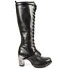 New Rock - MTR005S1 Knee high boot - Black/Silver coloured Product image